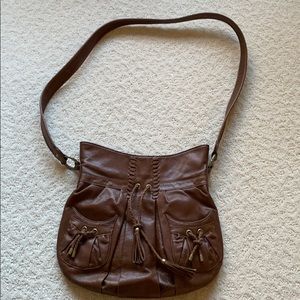 Brown crossbody bag